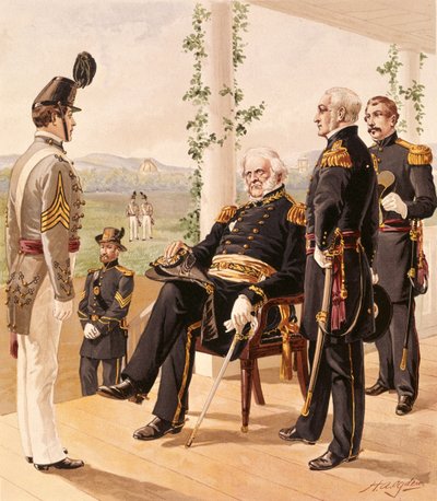 Uniformes del ejército estadounidense, 1858-61, publicado por G.H. Buek and Company, 1885 de Henry Alexander Ogden